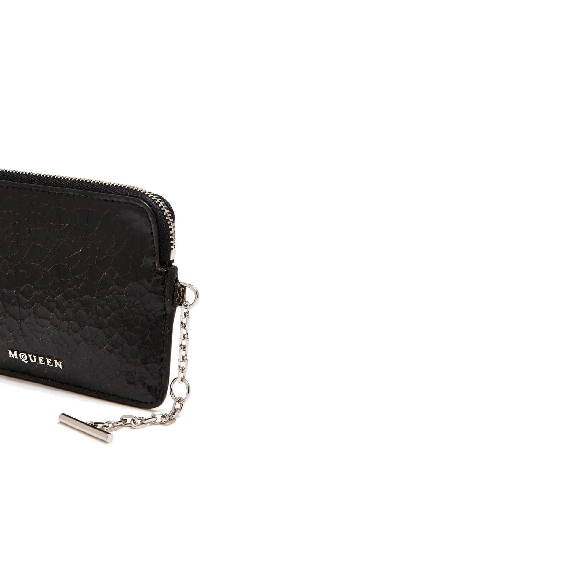 Alexander Mcqueen - Pochette Porte-Monnaie Sling Pip - Homme - Black