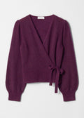 Cardigan Pa Giselle Wrap Cardigan - Purple - Women