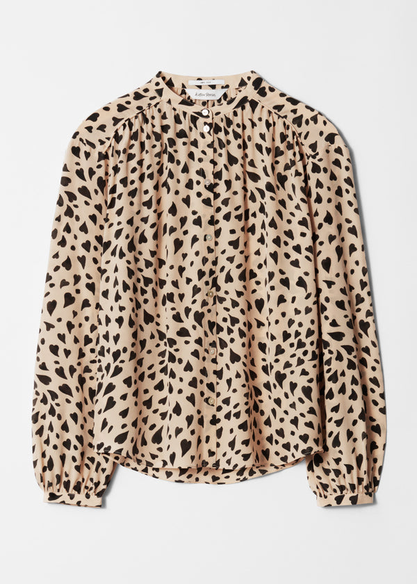 Pa Ines Silk Blouse - Beige