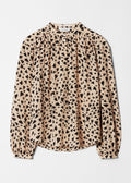Chemisier Pa Ines En Soie - Beige