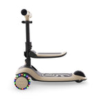 Halley 2 2-in-1 Convertible Scooter with Seat White