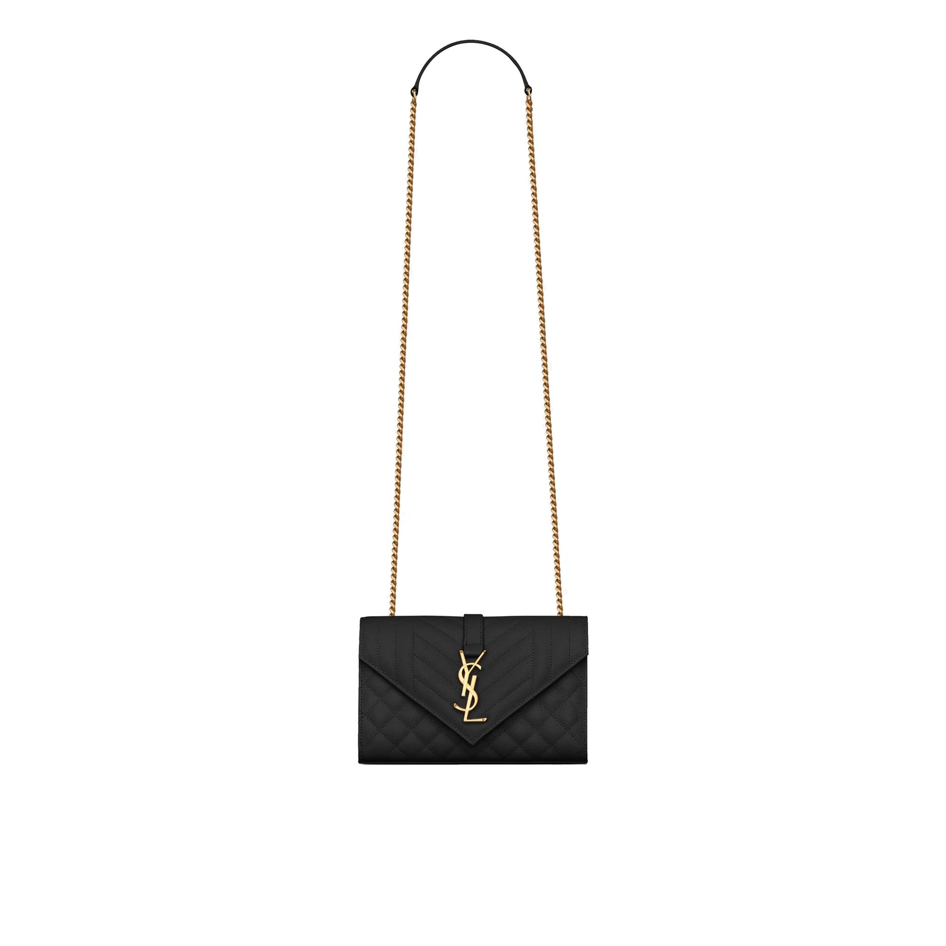 Saint Laurent - Envelope Small Bag - Women - Black