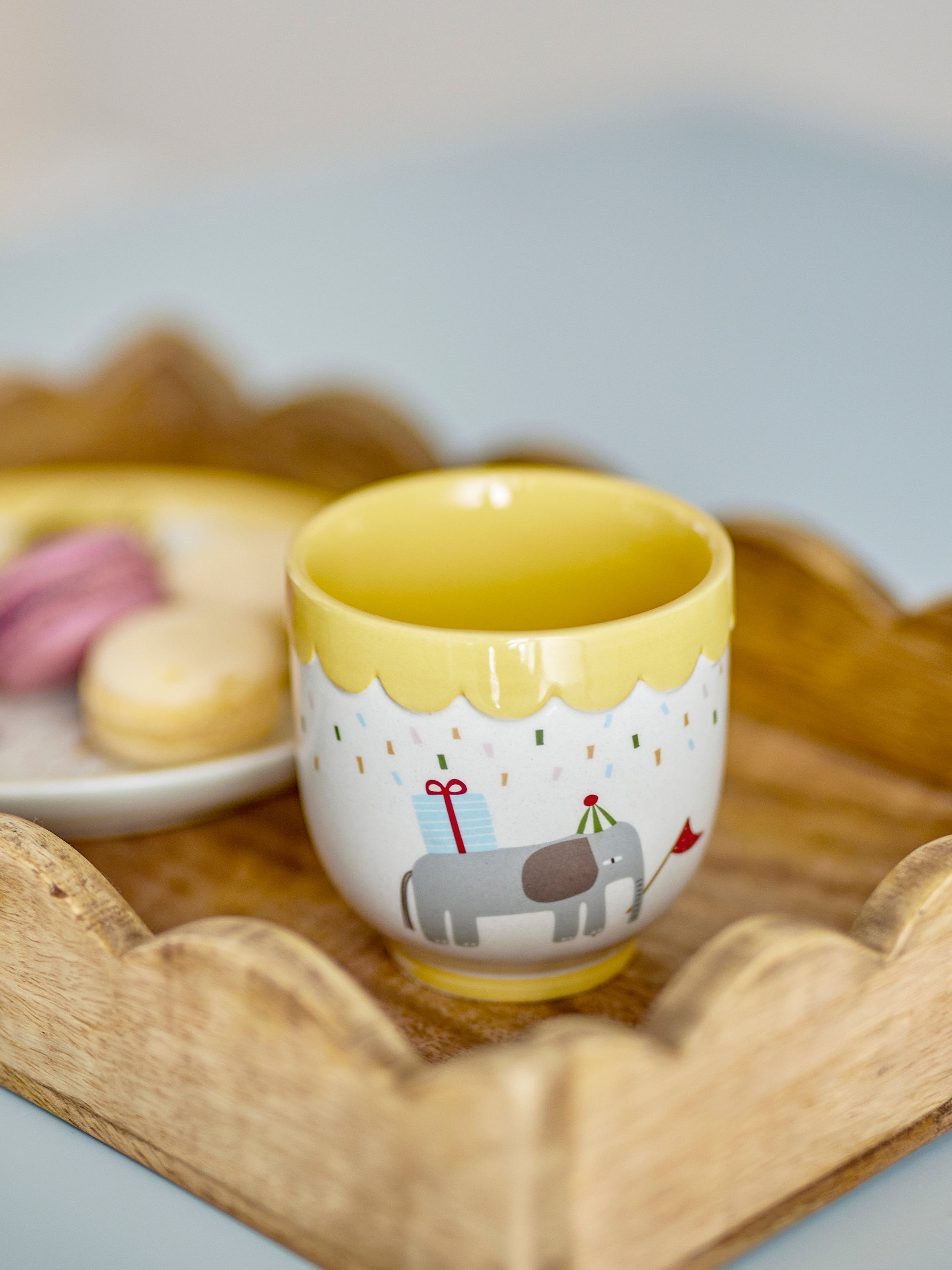 Celebrate - Taza - Amarillo - Gres