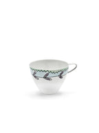 Midnight Flowers - 2er-Set Cappuccinotassen - Bone-China-Porzellan - Blossom Milk