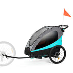 Remolque Bicicleta Infantil 3En1 Nava Azul