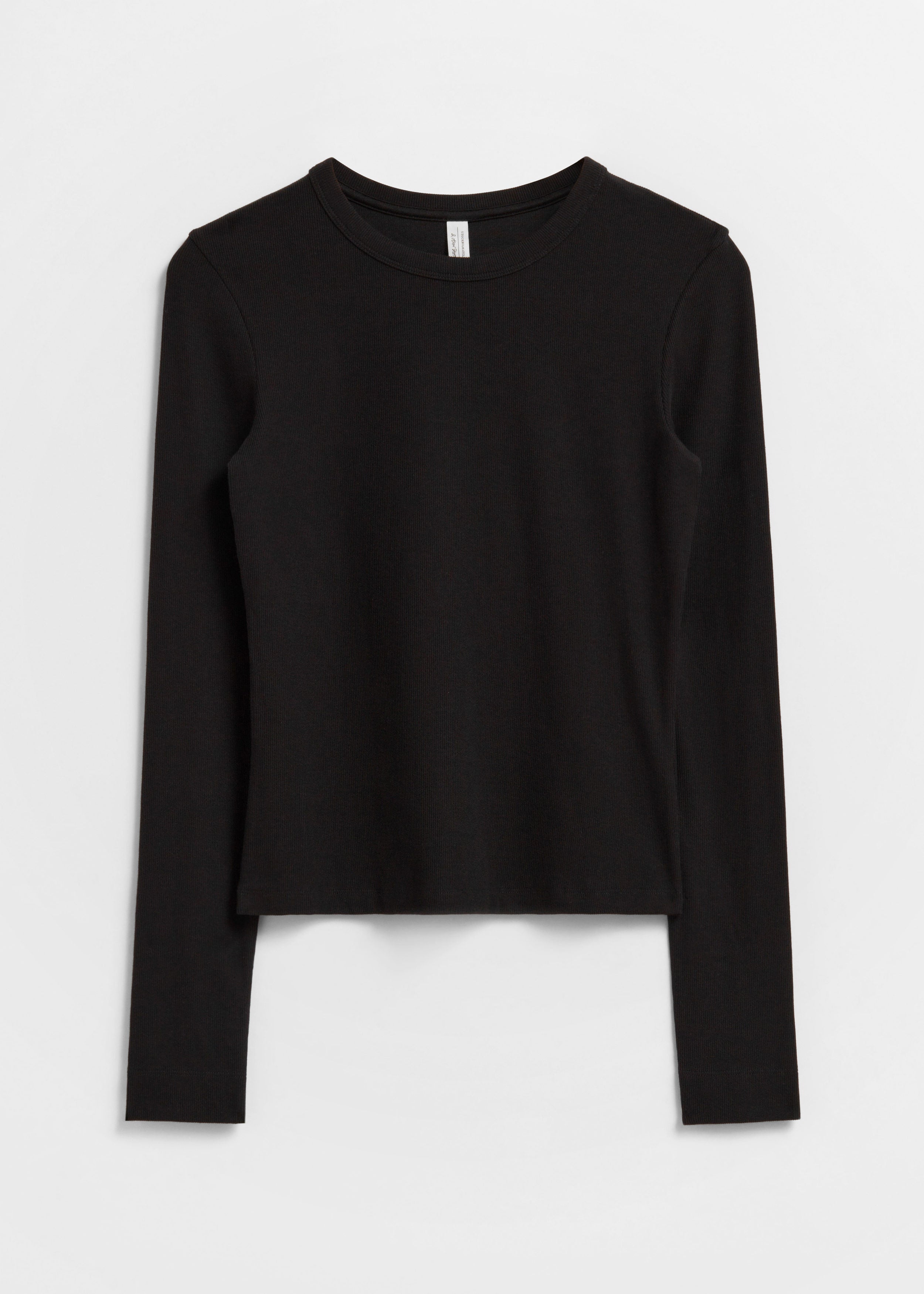 Top Es Georgina Rib Top - Black - Women