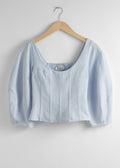 Blouse La Clare - Bleue