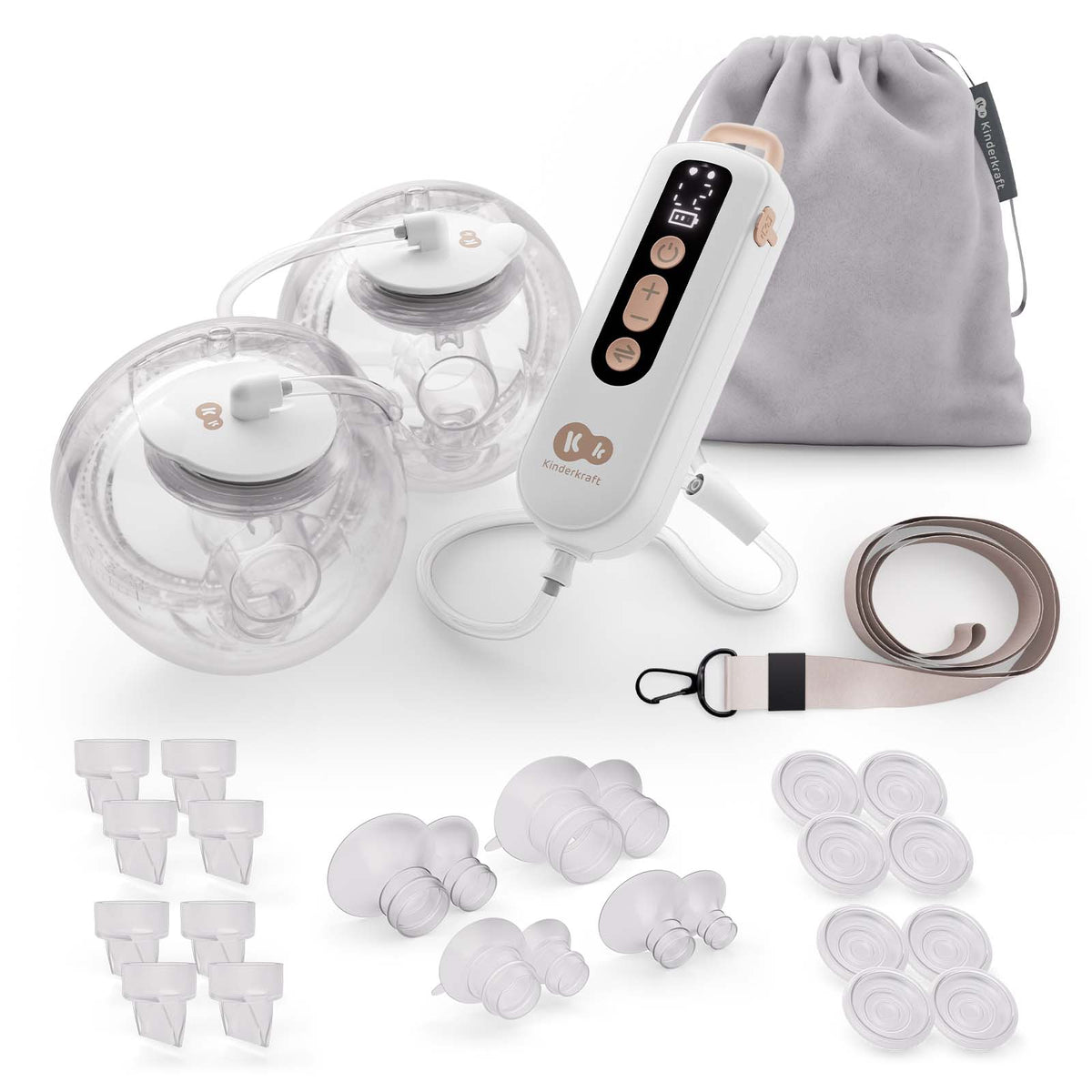 Tiralatte Elettrico Doppio Gentleflow Dorato