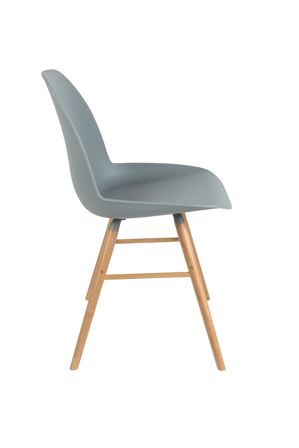 Albert Kuip - Lot De 2 Chaises De Salle À Manger - Plastique polypropylène - Gris Clair