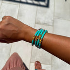 Bracelets Mini Léo - Mix Aqua