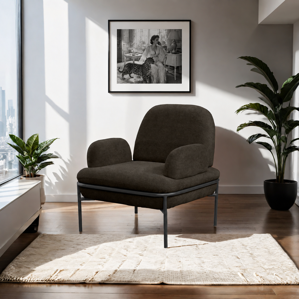 Fauteuil À Oreilles Aster - Anthracite