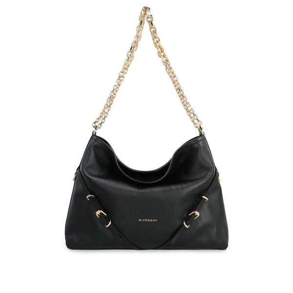 Givenchy - Sac Bandoulière Medium Voyou Chain - Femme - Black
