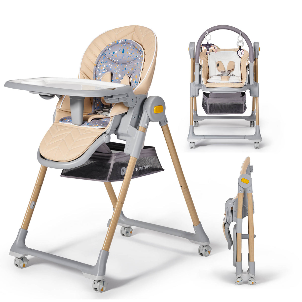 Lastree Wooden High Chair
