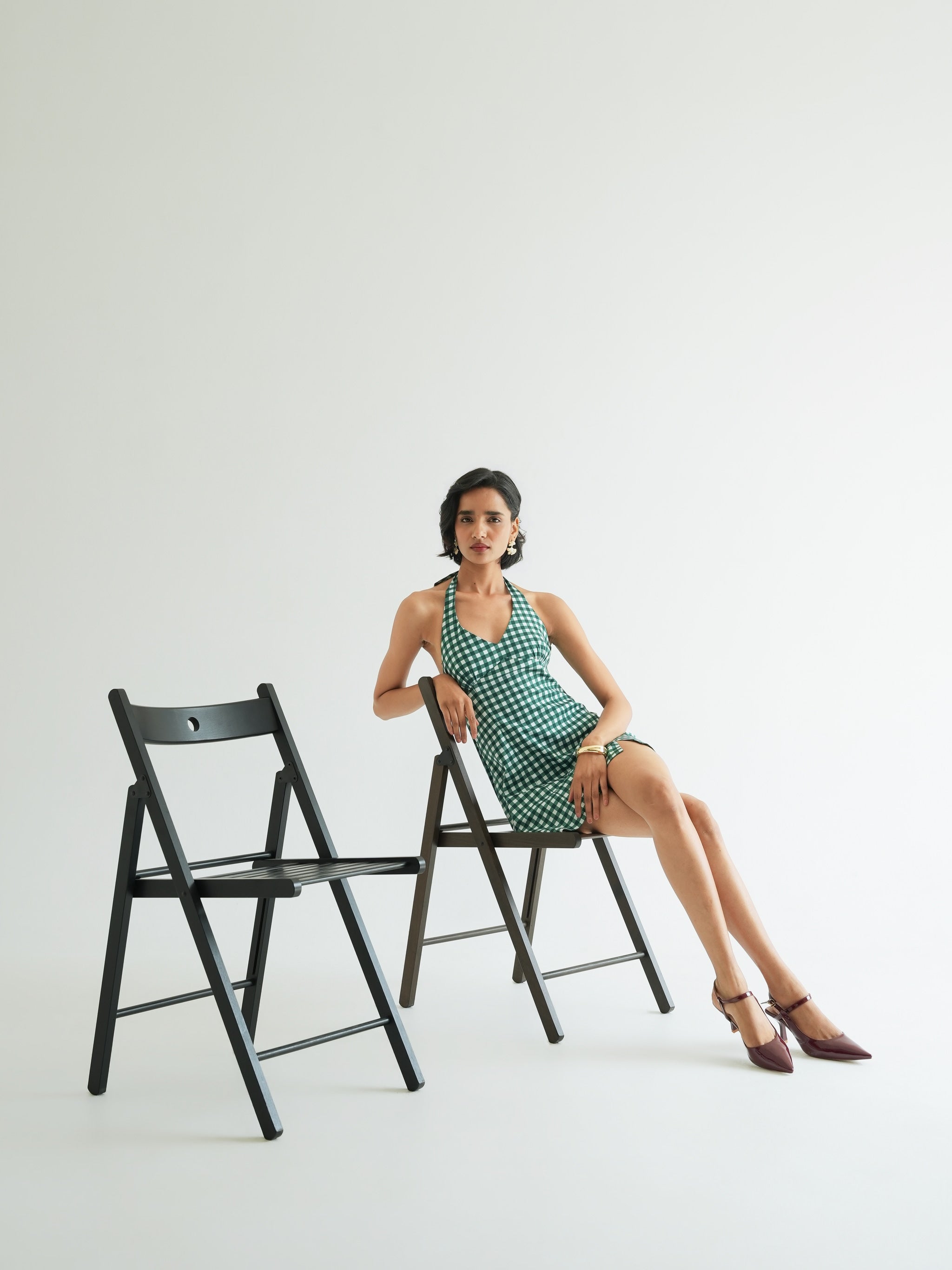 Vestido Daphne - Pine Vichy