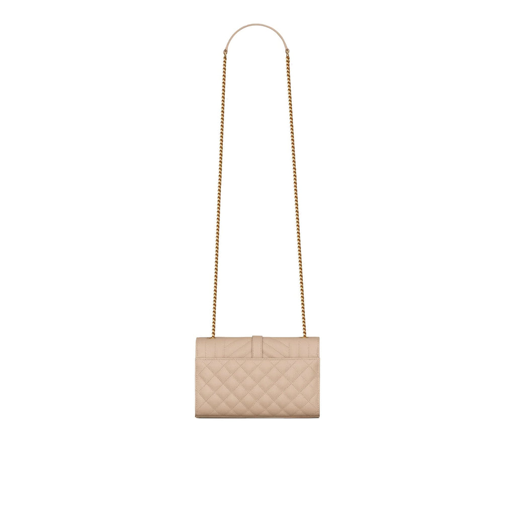 Saint Laurent - Bolso Sobre Small - Mujeres - Beige