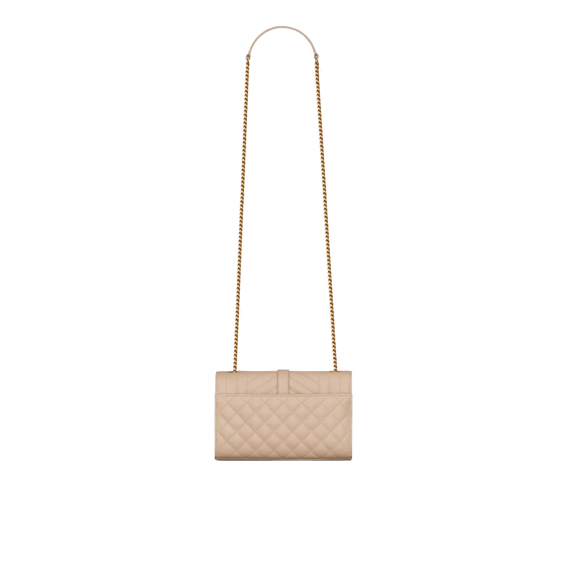 Saint Laurent - Bolso Sobre Small - Mujeres - Beige