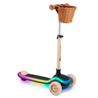 Trottinette À Trois Roues À Led Raket Beige