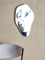 Aimie - Espejo de Pared - Plateado - Vidrio
