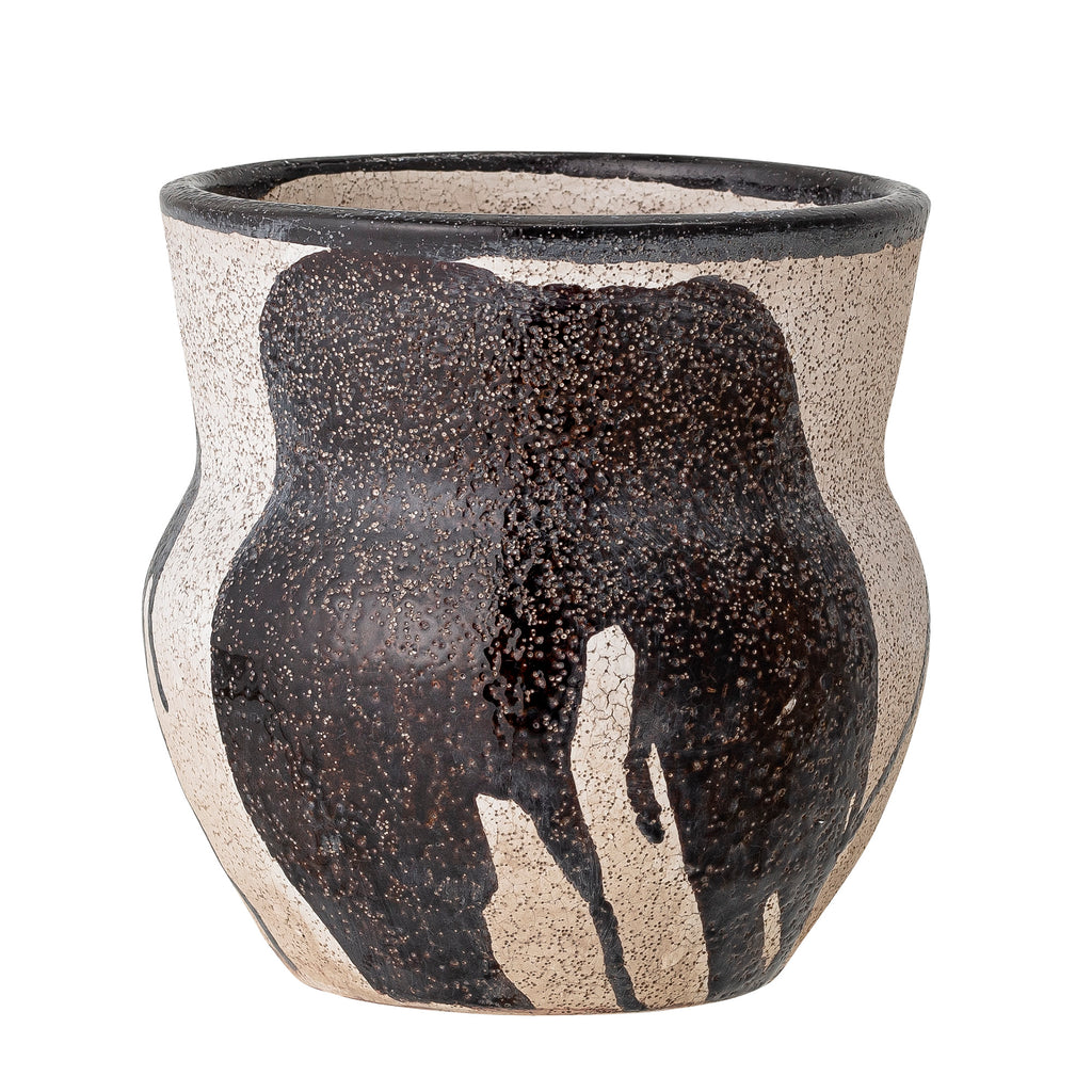 Nala - Maceta Decorativa - Negro - Terracota