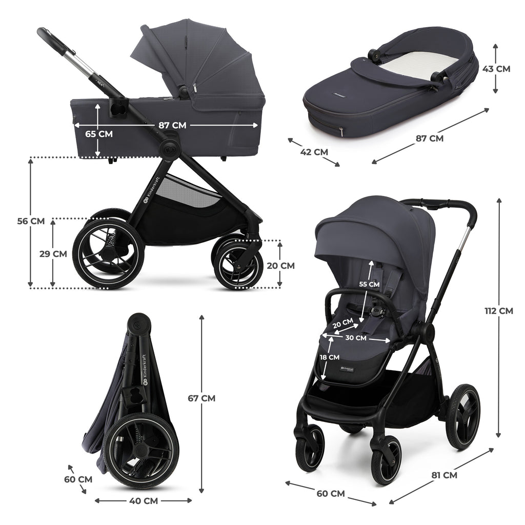 Versatile Stroller Nea 2 Dark Grey