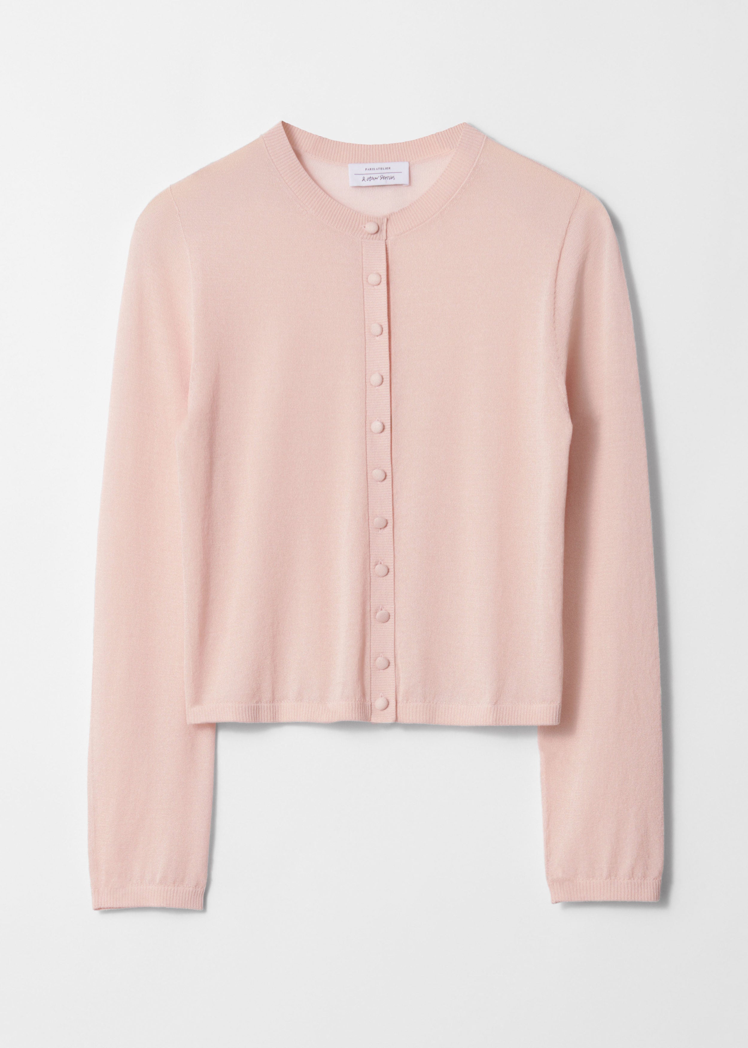 Cardigan Pa Bonnie Cardigan Bf - Pink - Women