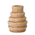 Emin - Set of 12 Candle Holders - Yellow - Stoneware