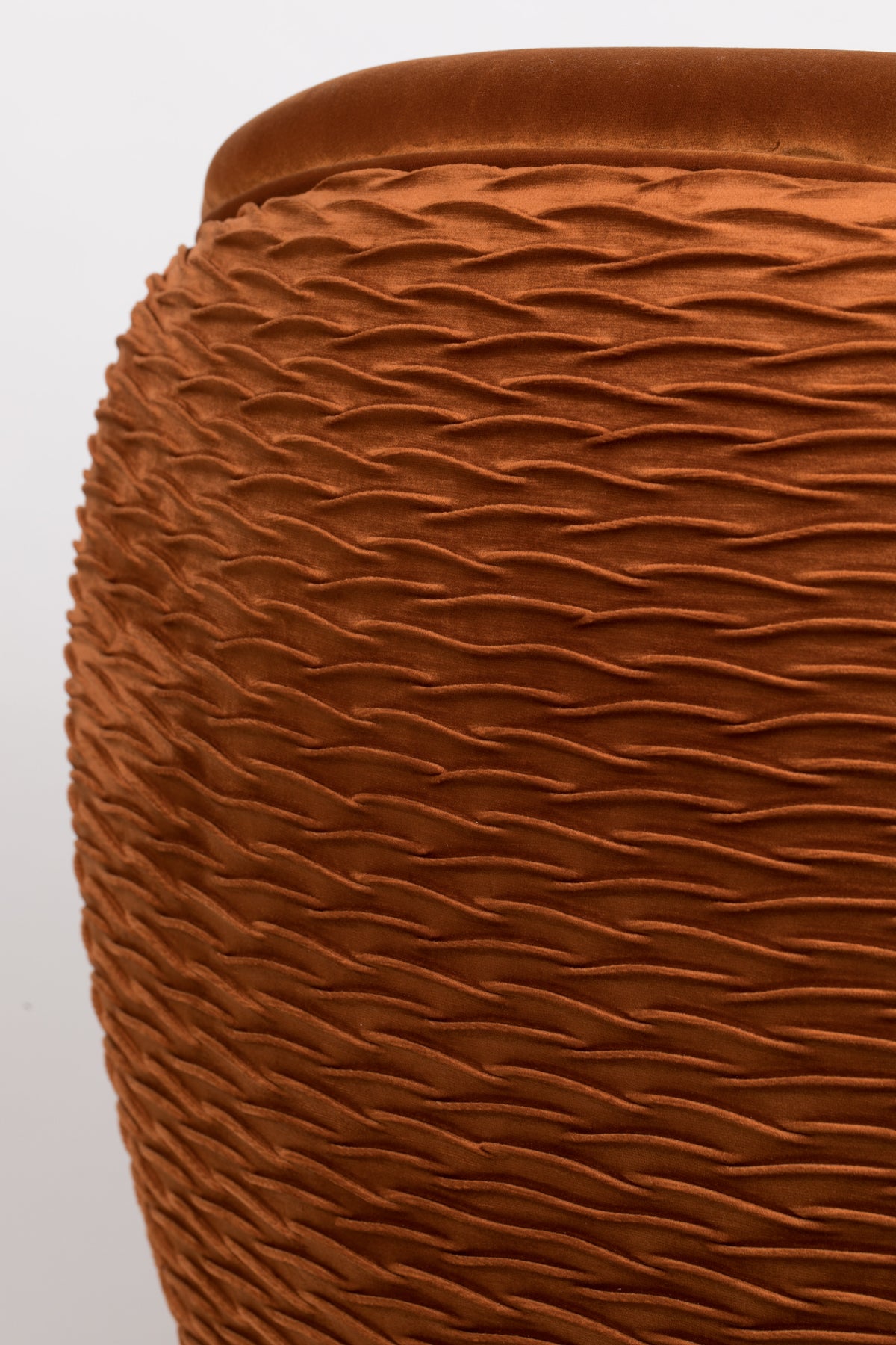 So Curvy - Fauteuil lounge - Tissu - Orange