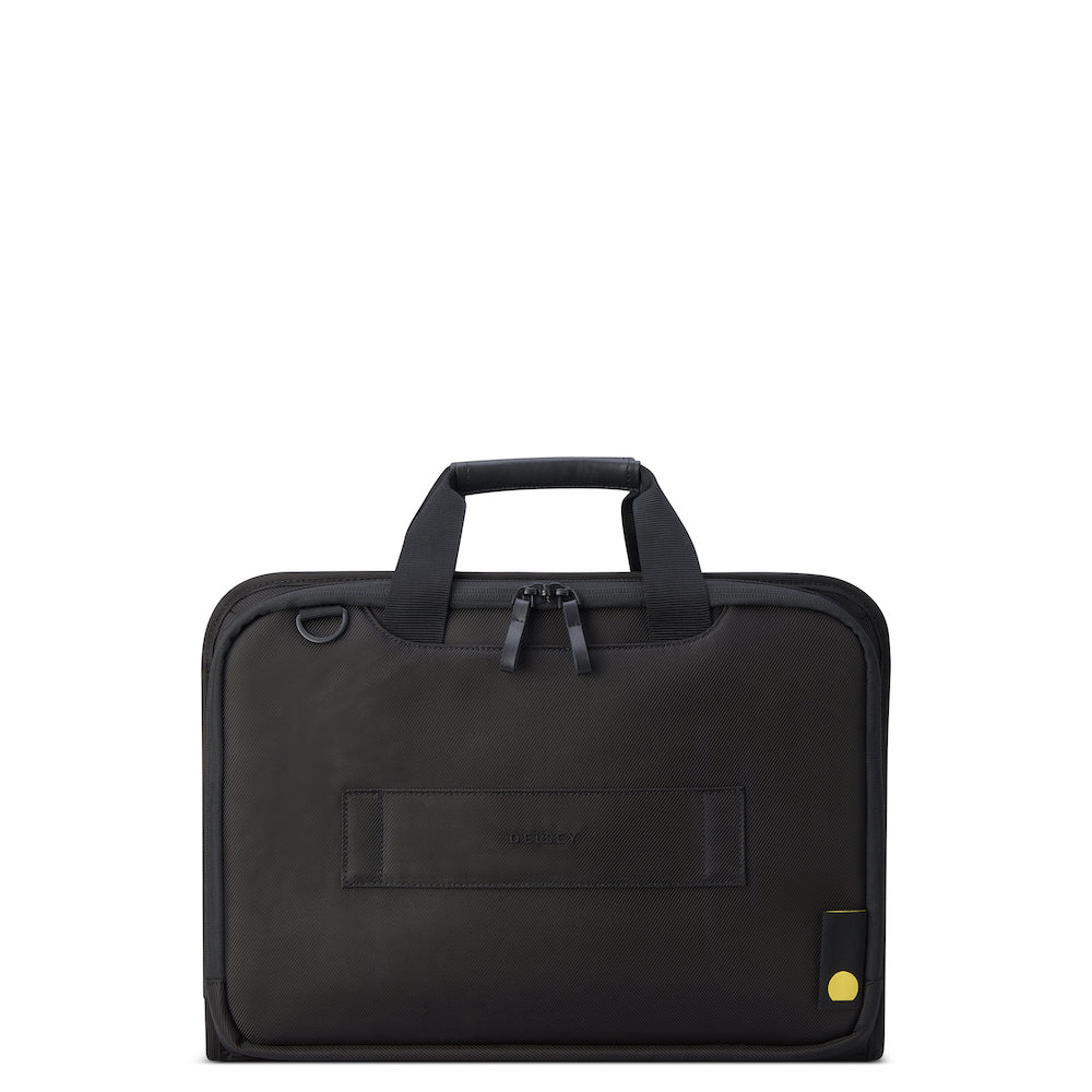 2-Compartment Briefcase - 14" Laptop Protection - Arche - Black