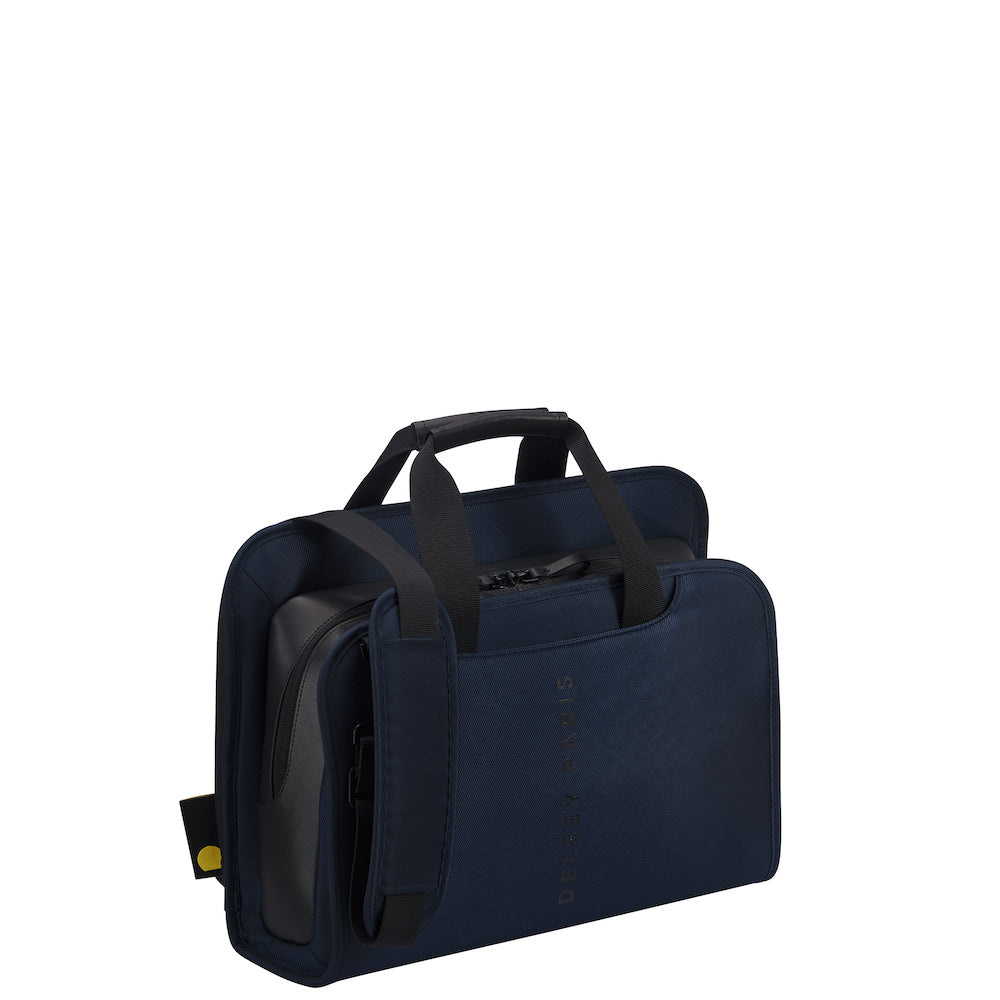 Maletín Portadocumentos 2 Compartimentos - Protección PC 14" - Arche - Azul