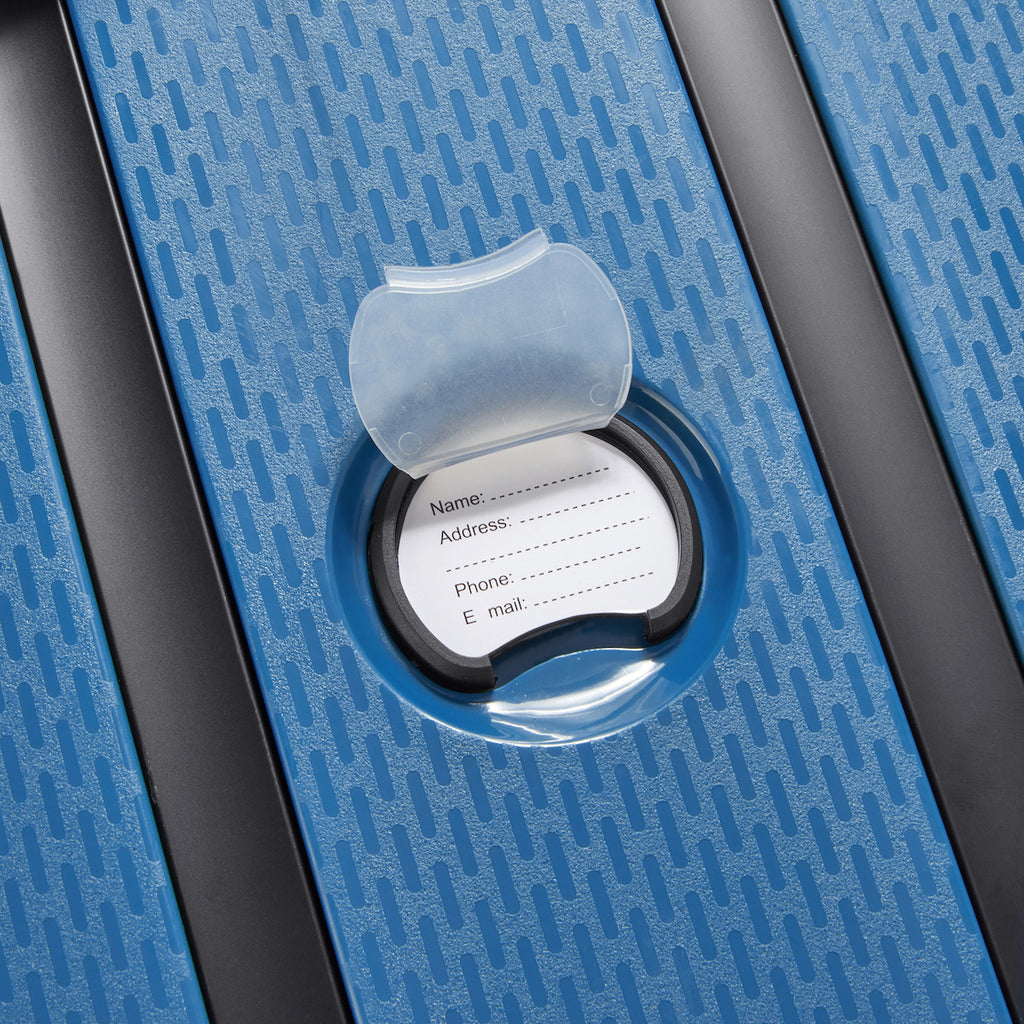 Valigia da cabina - Belmont Plus - S Slim (55 cm) - Materiale riciclato - Blu zinco