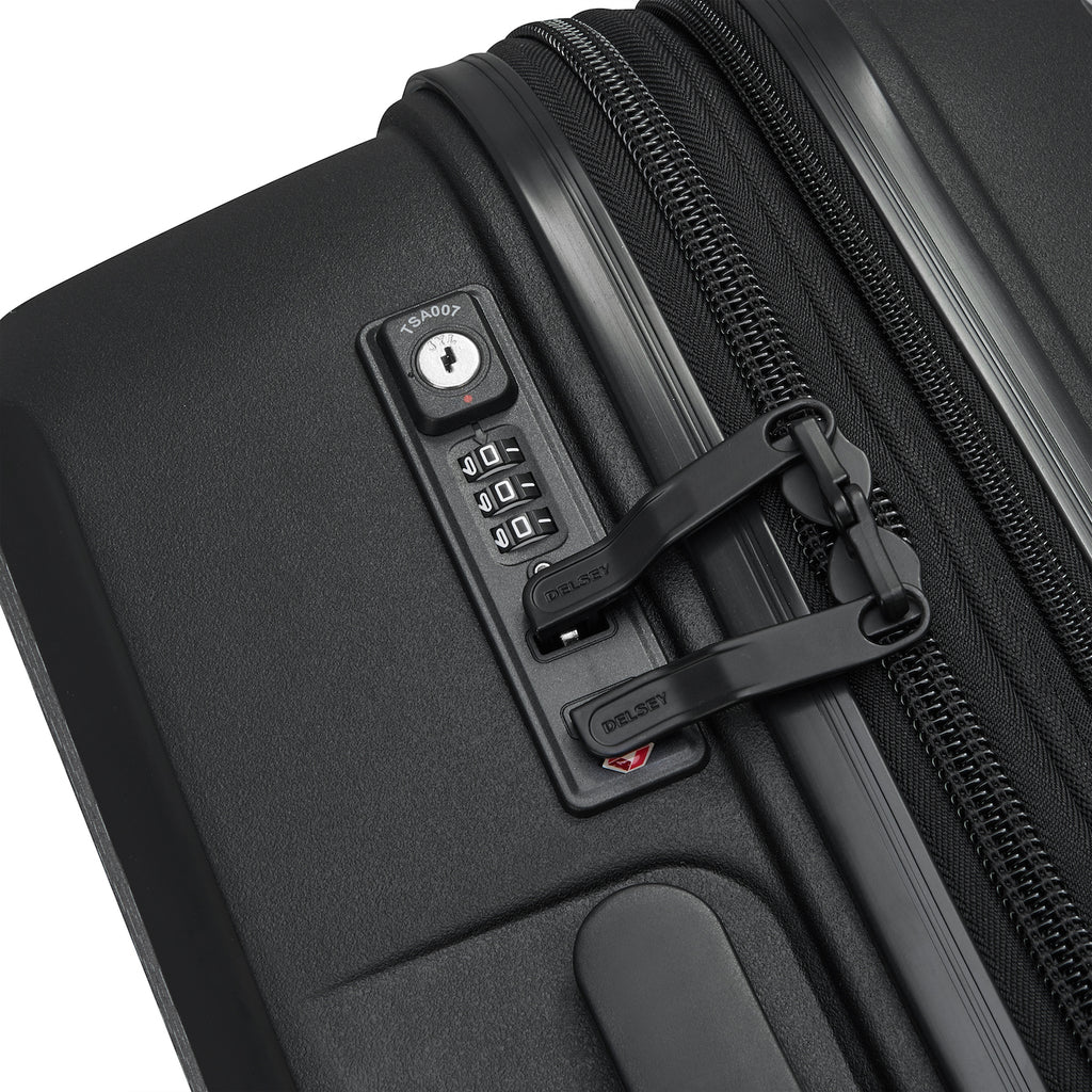 Maleta Grande Extensible - Belmont Plus - XL (76 cm) - Material Reciclado - Negro