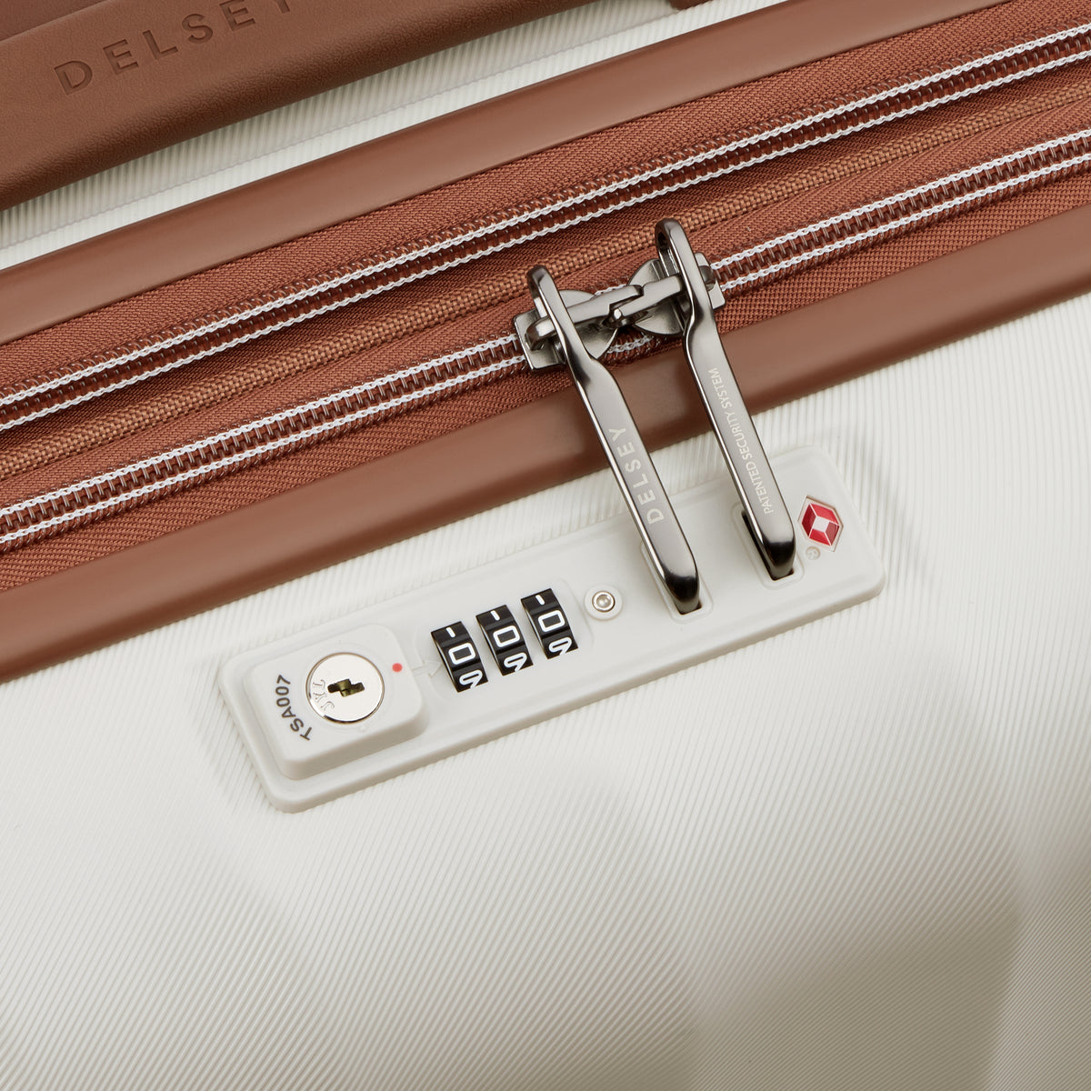 Valise Trolley Slim Extensible 4 Doubles Roues 55 Cm - Blanc