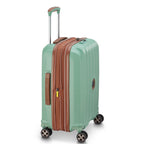 Valigia trolley slim estensibile 4 doppie ruote 55 cm - Verde