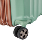 Valigia trolley slim estensibile 4 doppie ruote 55 cm - Verde