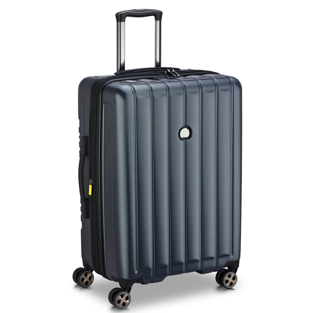 Valise Trolley Extensible 4 Doubles Roues 69 Cm - Anthracite