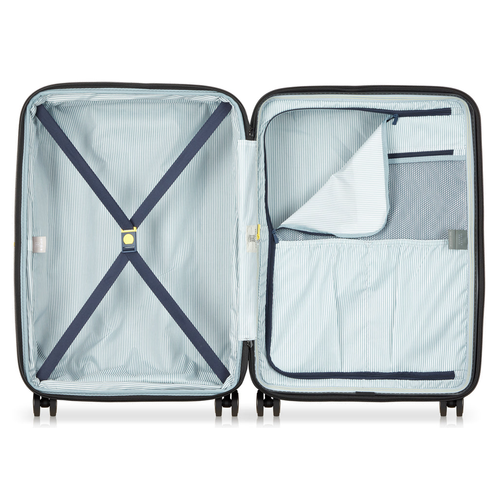 Valise Trolley Extensible 4 Doubles Roues 69 Cm - Anthracite