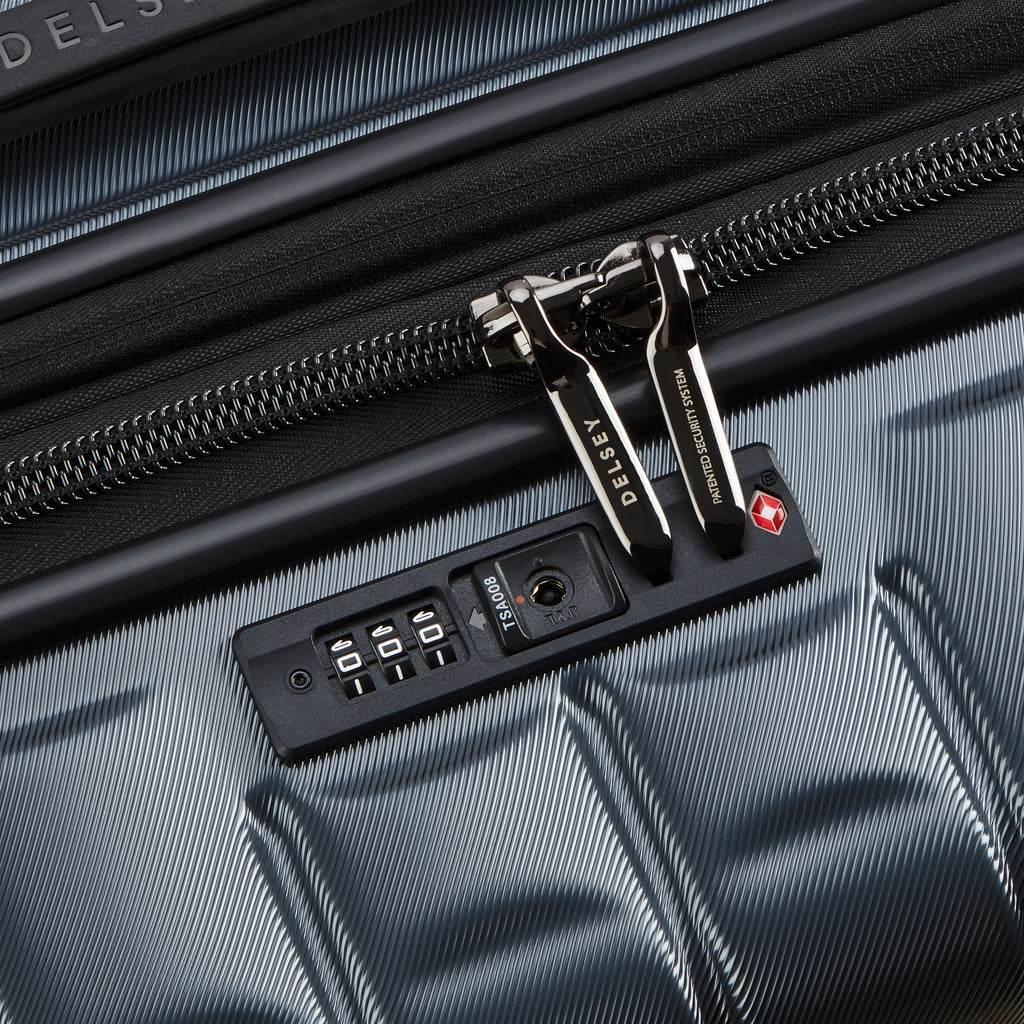 Valise Trolley Extensible 4 Doubles Roues 69 Cm - Anthracite