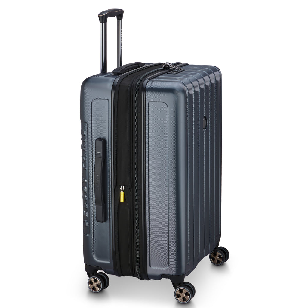 Valise Trolley Extensible 4 Doubles Roues 69 Cm - Anthracite