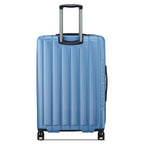 Valise Trolley Extensible 4 Doubles Roues (76 Cm - Bleu