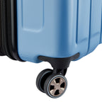 Valise Trolley Extensible 4 Doubles Roues (76 Cm - Bleu