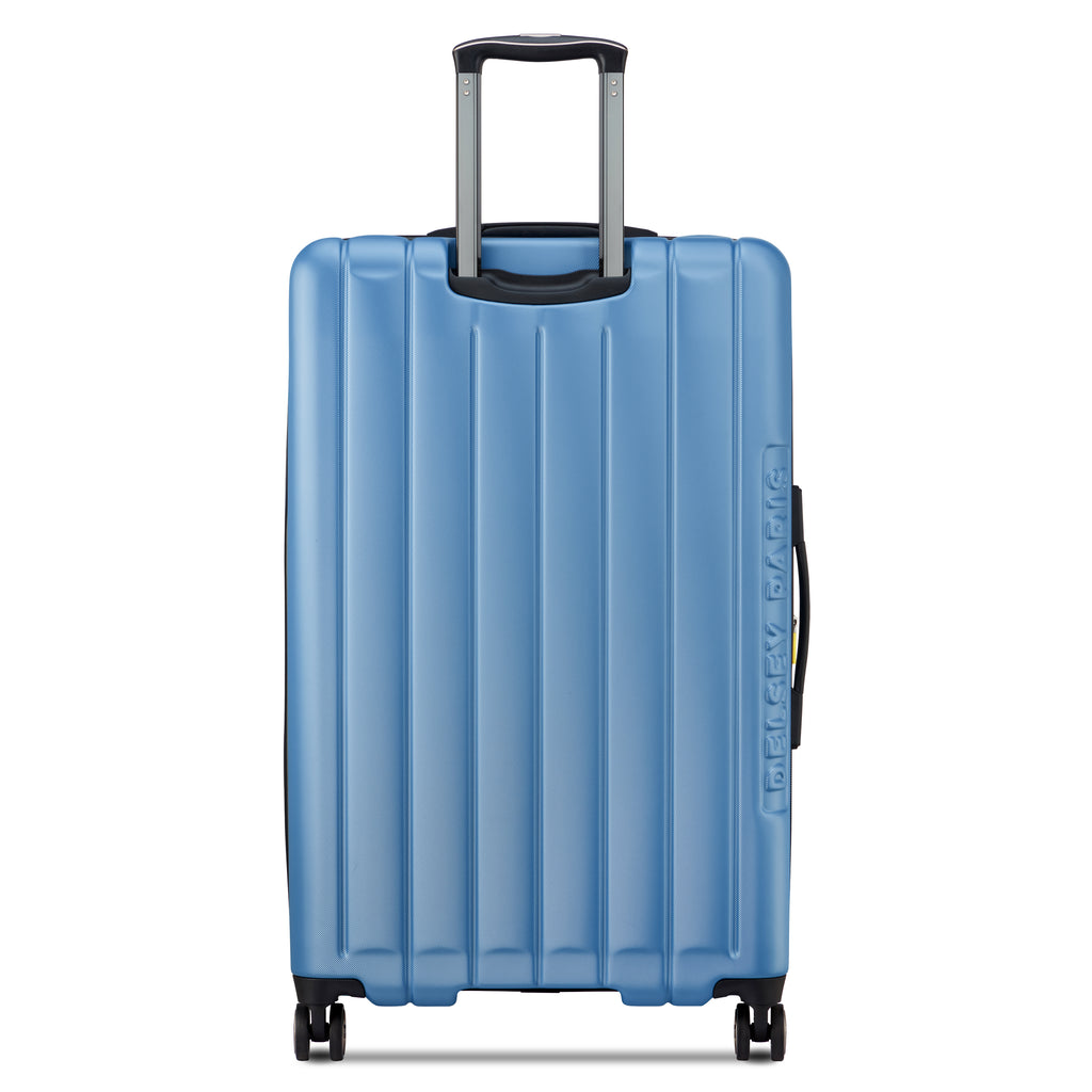 Valigia trolley estensibile 4 doppie ruote 81 cm - Blu