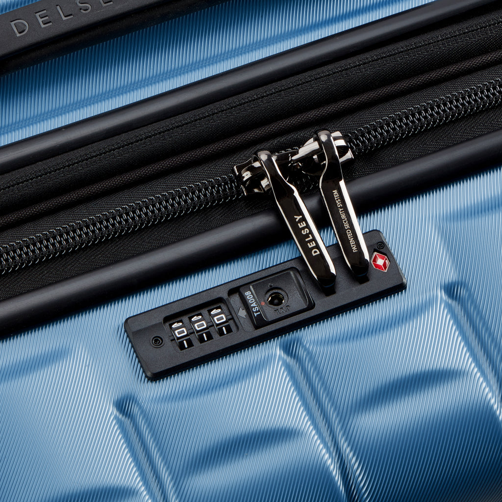 Valigia trolley estensibile 4 doppie ruote 81 cm - Blu