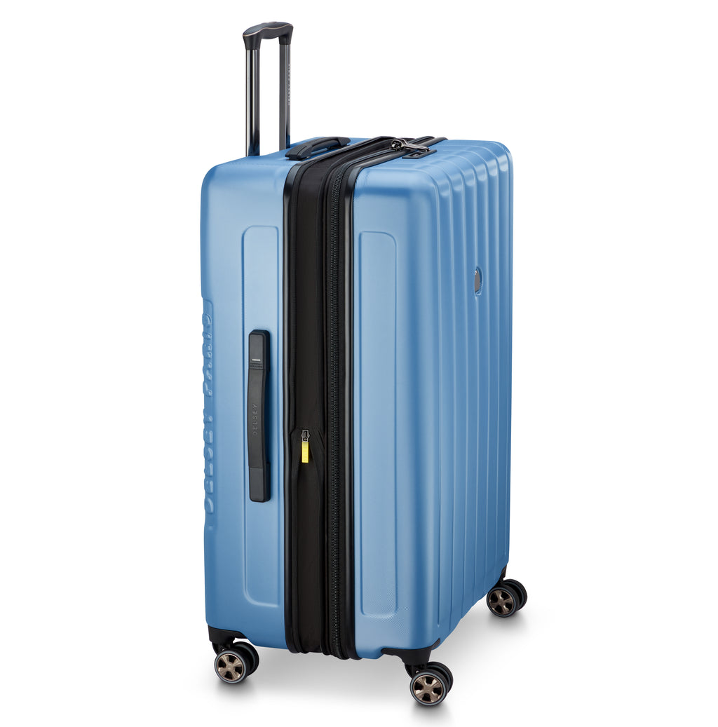 Valigia trolley estensibile 4 doppie ruote 81 cm - Blu