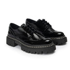 Anaki - Zapatos Derby Debby - Charol Arrugado Negro