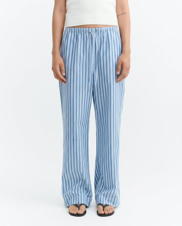 Pantalon Relaxed À Rayures Brigitte - Blue