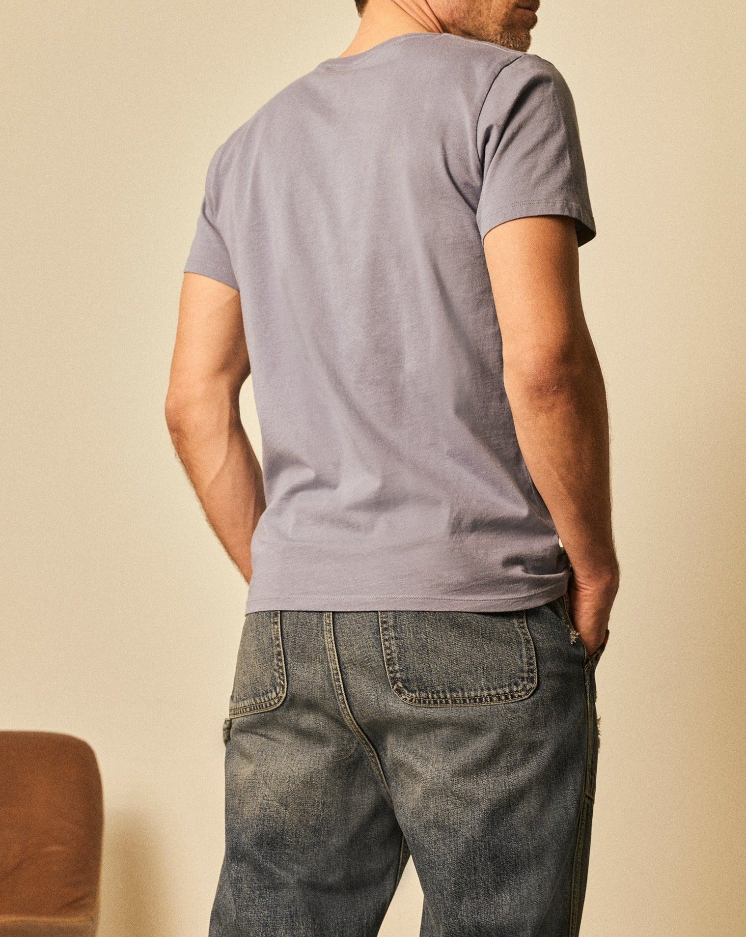 Camiseta Diego - Índigo vintage - Hombre