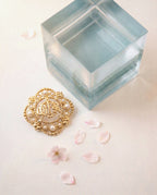 Christian Dior Broche Monogramme Cd Baroque Vintage