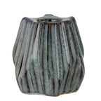 Hadya - Lot de 12 Bougeoirs - Bleu - Grès
