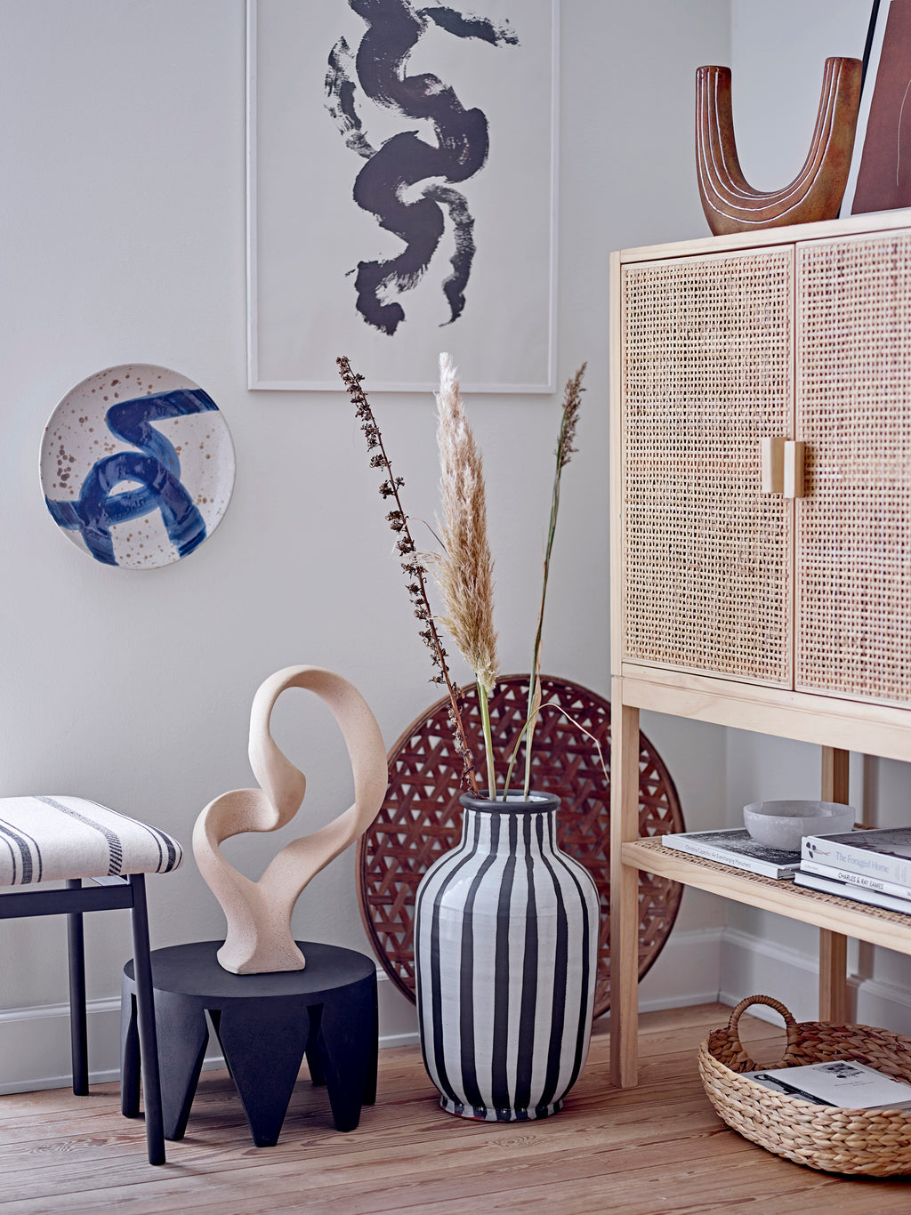 Ozcar - Decoración Mural - Azul - Gres