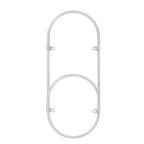 Carlton - Magazine Holder - Silver - Metal